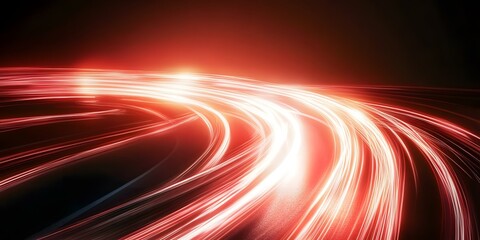 Red light waves create an electric tunnel.