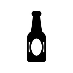 Minimalist Beer Bottle Icon for Branding, Design, Packaging, and Product Imagery