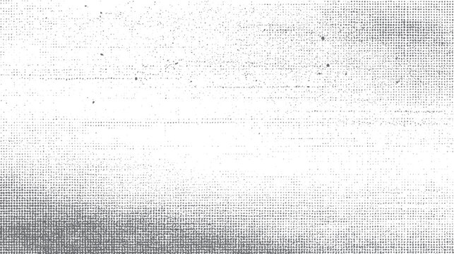 Grey dots and squares pattern fading from dense to sparse on white background abstract texture vector