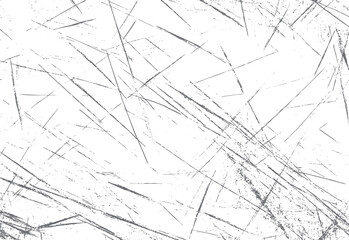 White background with random dark gray diagonal and horizontal scratches and speckles texture grunge
