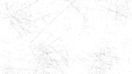 White background with random grey scratches and speckles creating a distressed texture effect grunge