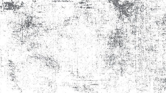 White background with scattered dark gray distressed grunge texture and scratches vector
