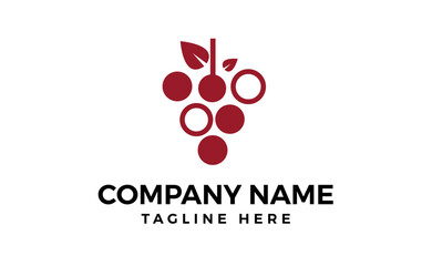 Vector Design Grapes Icon Style