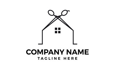 Minimalist furniture logo concept