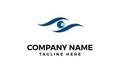 Eyes vision logo design template