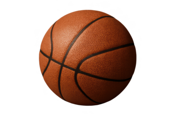 A close-up a basketball