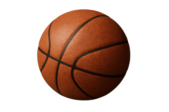 A close-up a basketball