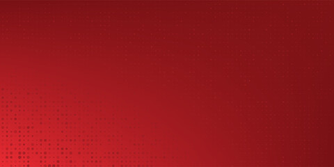 Red diagonal geometric shape with halftone. Modern fiber textured vector eps 10