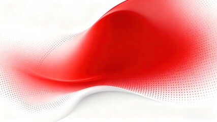 Abstract Red White Geometric Fluid Texture for Tech Background, Digital Interface, Corporate Branding and Modern Art Design, Featuring Dynamic Pattern and Tactile Visual Elements.
