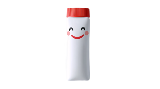 Smiling Toothpaste Tube