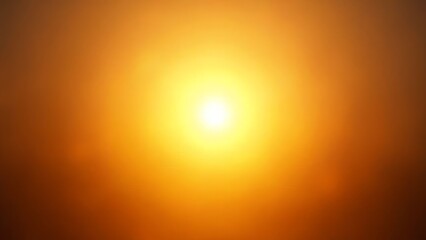 Fototapeta premium Abstract golden yellow sunlight background with radiant glow and copy space