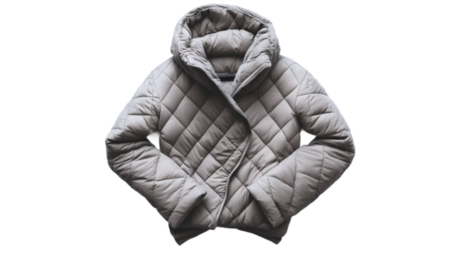 Quilted Muffler Jacket