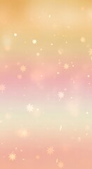 Pastel Christmas background with star bokeh. Abstract light winter holiday. New Year party or greeting card concept.