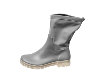 Single Grey Waterproof Ankle Boot