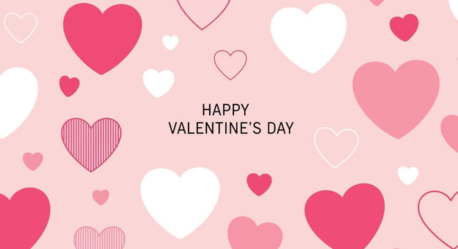Happy Valentine's Day Heart Background