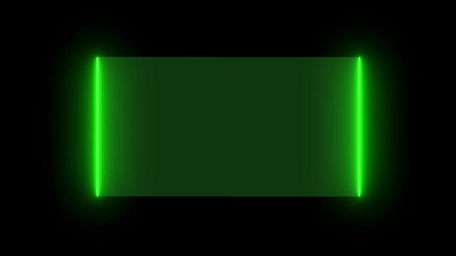 Futuristic HUD Square Frame Elements with Neon Hologram Overlay. Neon Tech Square HUD Interface with Holographic Screen Effects. Digital Hologram HUD Square Panel for Sci-Fi Titles and UI Overlays. 