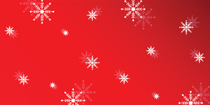 Christmas Card With Holly Berry Red Background With Gradient Mesh, Modern design