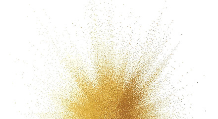 Abstract Gold Dust Explosion for Design and Creativity