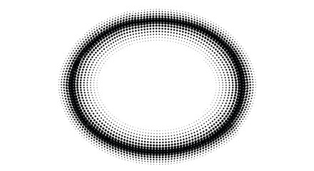 Abstract Dotted Ring - Contemporary Graphic Design Element