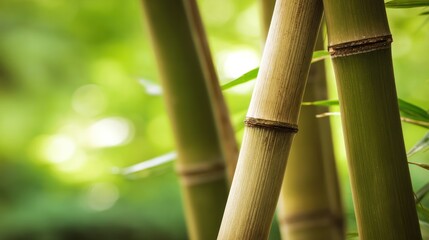 Bamboo stalks knocking together in the wind, close-up of intersecting canes. bar promotions, beverage menus, designed for product packaging and bar promotions, elevates brand perception.