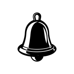 Illustration of a bell on transparent background