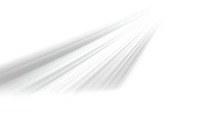Graphic with a stylized white streak, resembling light or energy, against a black background