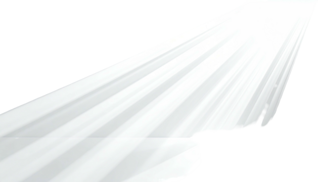 Abstract bright white light rays, illuminating from top left across black space