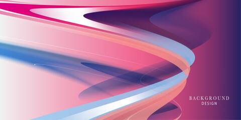 Flowing glowing color motion concept trendy abstract background
