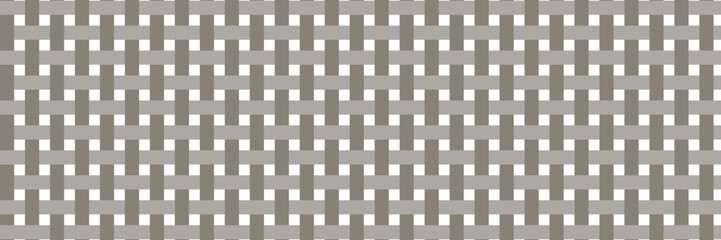 Geometric seamless pattern with square grid and intersecting lines in neutral tones for modern design and backgrounds