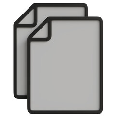 Mockup design of transparent document holders showcasing clear pockets for easy organization and presentation