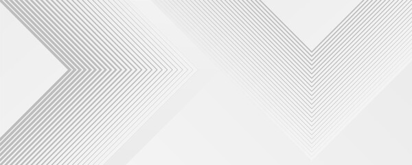 Abstract white and light gray modern soft luxury texture with geometric shape overlap layer. vector