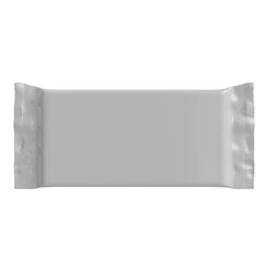 Mockup of a blank snack bar wrapper ready for branding and design presentation