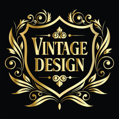 Vector decorative frame. Elegant element for design in Eastern style, place for text. Floral golden border. Lace illustration for invitations and greeting cards.