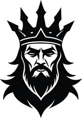 human head vector illustration on isolated background