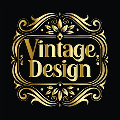 Vector decorative frame. Elegant element for design in Eastern style, place for text. Floral golden border. Lace illustration for invitations and greeting cards.