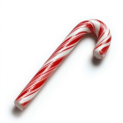 Fototapeta premium Delightful candy cane treat isolated background food photography high quality gigapixel standard