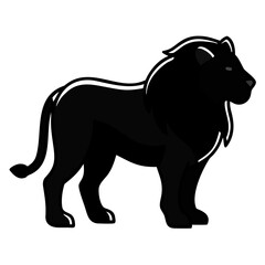 vector illustration of a lion
