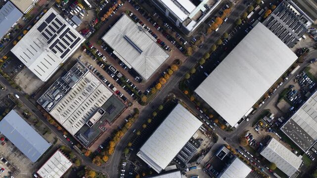Data centers in Slough, United Kingdom.