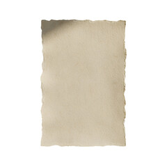 vertical torn note paper