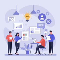 Creative Team Brainstorming