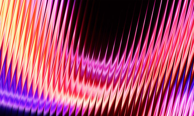 Vibrant Glass Wave Abstract Background – Multicolor Gradient Line Texture