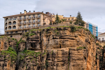 Fototapeta premium Ronda, Spain. Historic town of Andalusia. Travel and tourism beautiful cities of Spain 