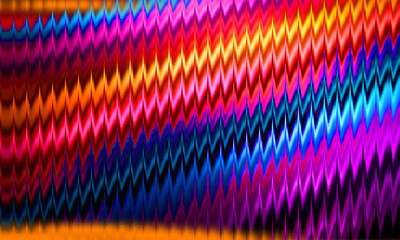 Vibrant Multicolor Glass Wave Lines Background – Abstract Rainbow Gradient Light Illustration