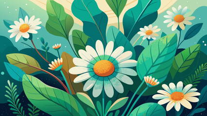 spring flowers background