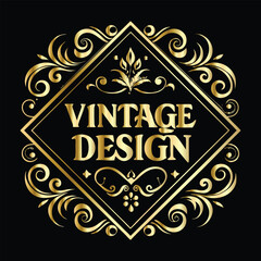 Vector decorative frame. Elegant element for design in Eastern style, place for text. Floral golden border. Lace illustration for invitations and greeting cards.