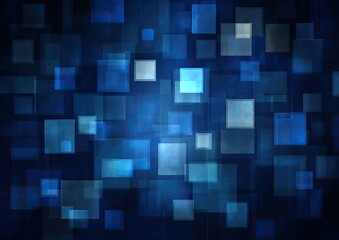 Abstract digital squares