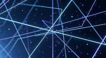 Dynamic abstract tech background with glowing lines and particles. Perfect for modern digital designs, innovative technology concepts, and vibrant presentations.