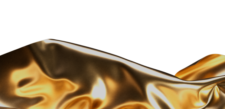 Elegant gold silk texture, luxurious fabric drape. Perfect for background or design element.