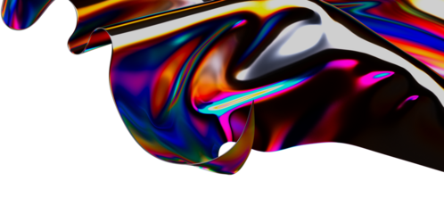 Vibrant abstract background featuring fluid iridescent design with colorful hues. Ideal for modern design, websites, and creative projects.