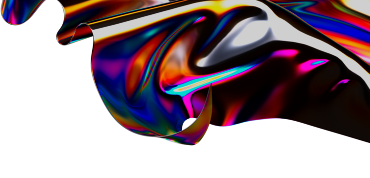 Vibrant abstract background featuring fluid iridescent design with colorful hues. Ideal for modern design, websites, and creative projects.